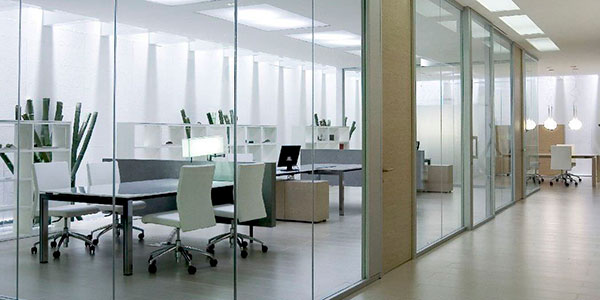 Frameless Partition Glazing